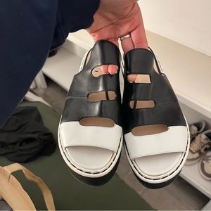 Fendi Platform Sandals Leather